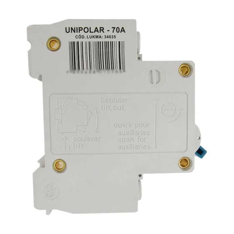 Disjuntor DIN Lukma Unipolar 70A