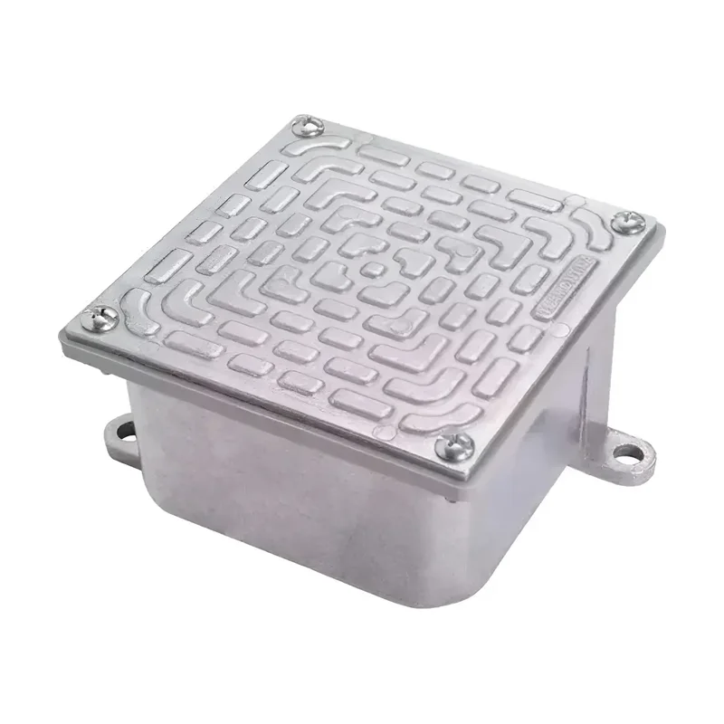 Caixa Passagem 30x30x12 Olivo com Tampa CPA30