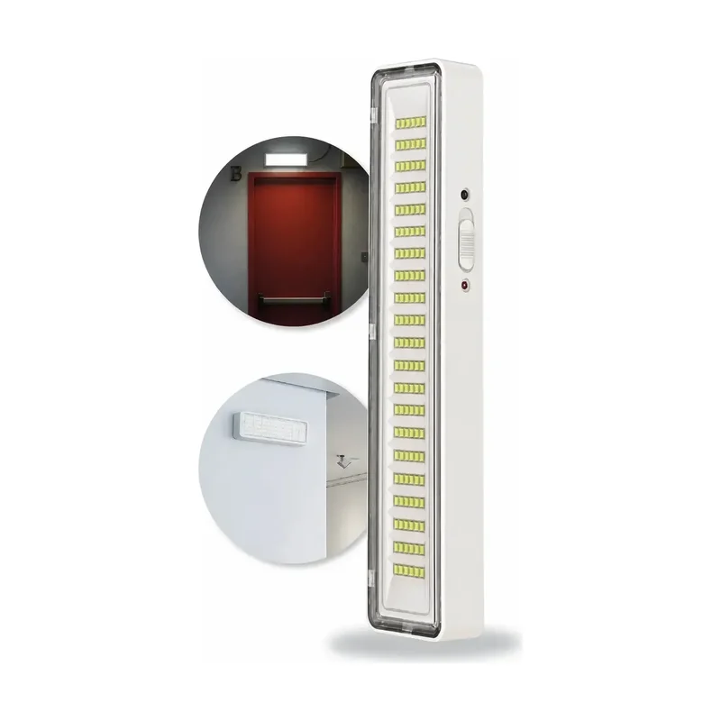 Luminária de Emergencia 120 Leds 15W BIV 6500K 06x25CM - CTB