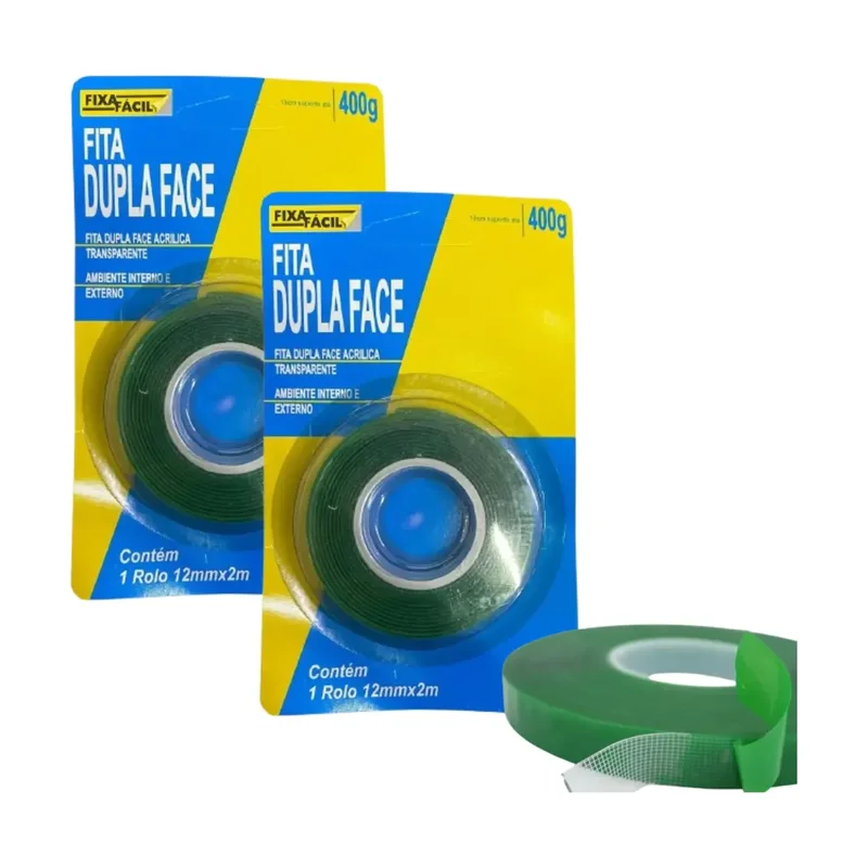 160 Fita Adesiva DF Transparente 12 mm 2MTS 400G - Fixamax UN 1