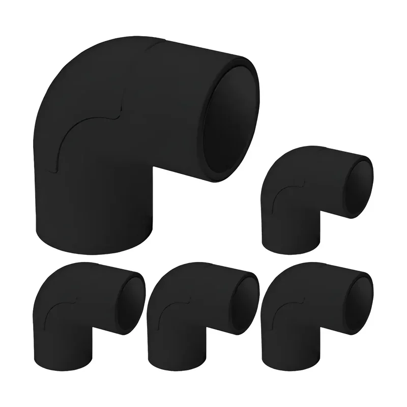 Cotovelo com Janela PVC 1/2'' Preto Hidrossol