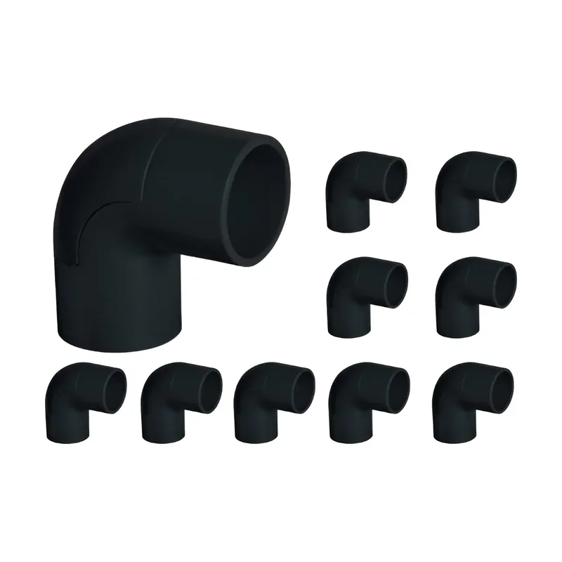 Cotovelo com Janela PVC 3/4'' Preto Hidrossol