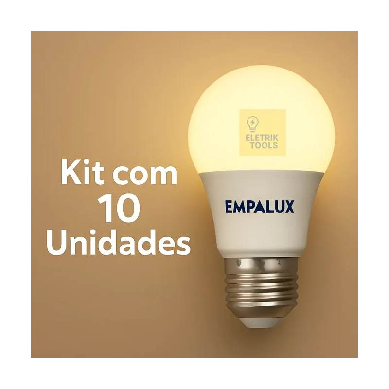Lâmpada LED 09W 3000K Empaluz