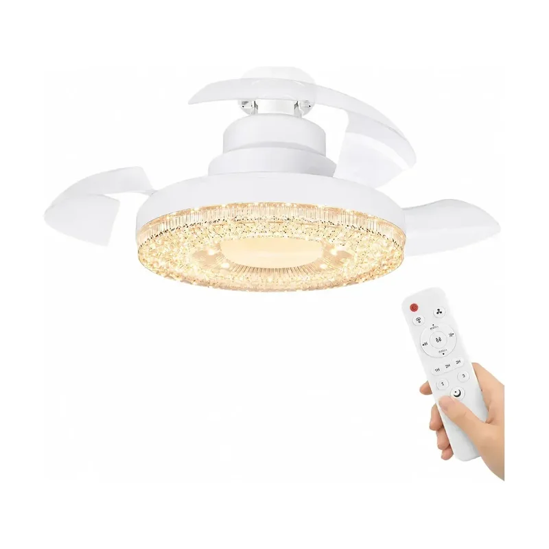 Ventilador Lâmpada LED 100W Retratil