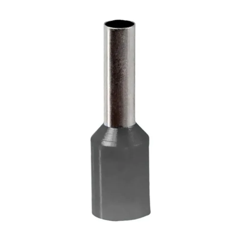 Terminal Tubo 4,0 mm Cinza