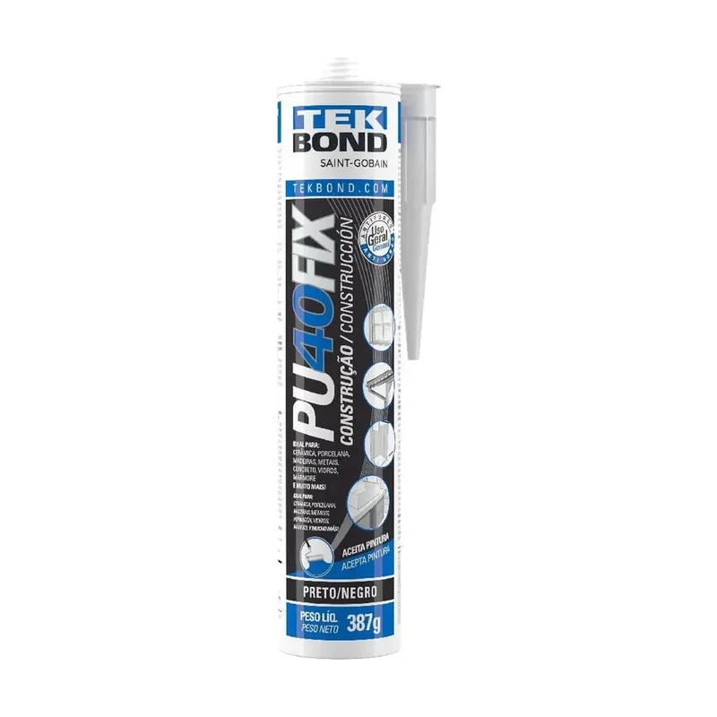 Adesivo Selante PU40FIX 280ML/387GR PTO TEK Bond