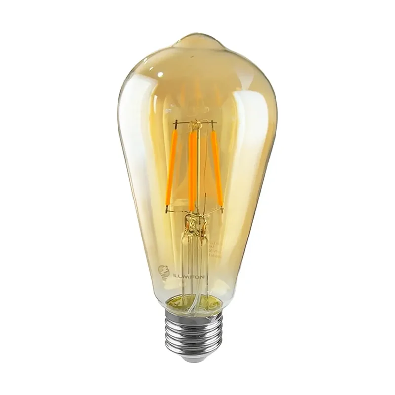 Lâmpada LED Filamento Vintage ST64 4W Autovolt AMBAR-7897079075403