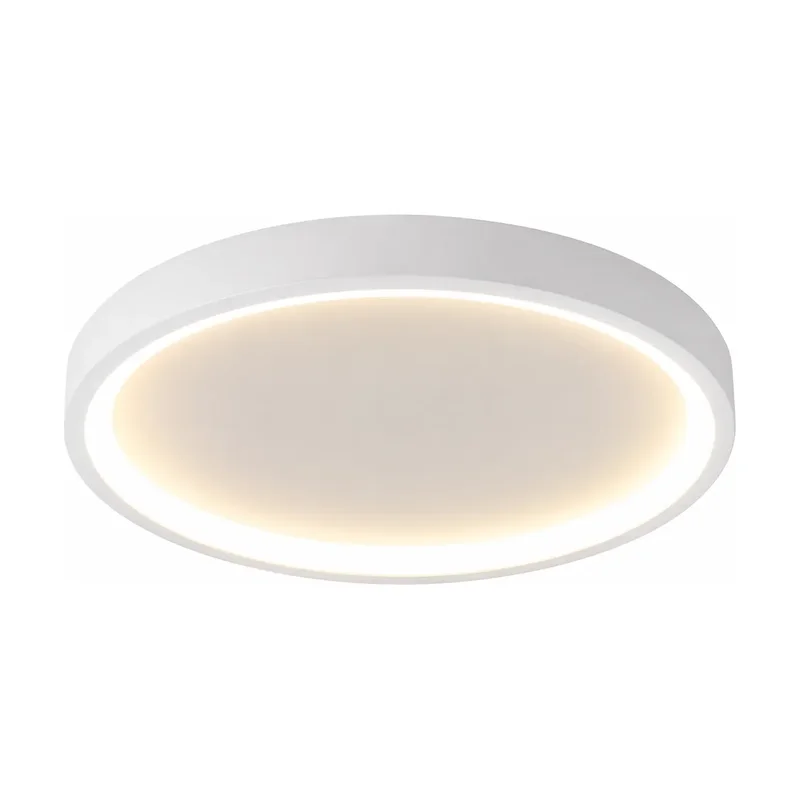 Plafon Sobrepor Redondo Branco 36W LA 3K Upled