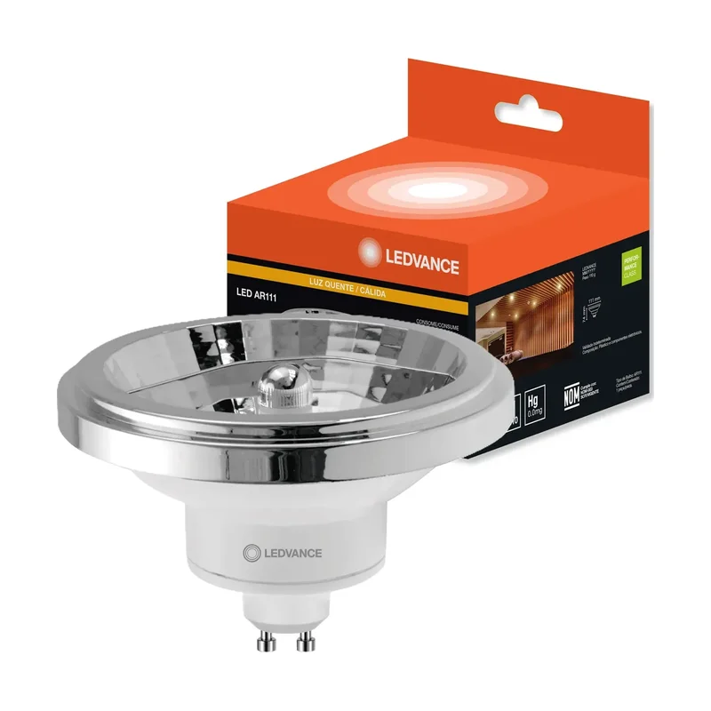 Lâmpada AR111 - GU10 - 11W BIV 3000K - Apollo