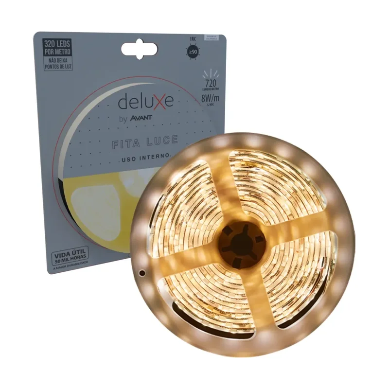 Fita LED 320 Leds COB 180W 3000K 5M Mayler