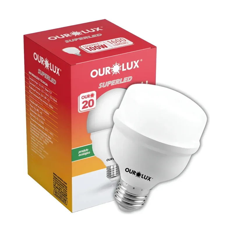 Lâmpada 20W Branca Morna Ourolux