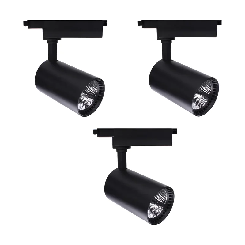 Spot Trilho WAY Preto 10W BIV - 3000K