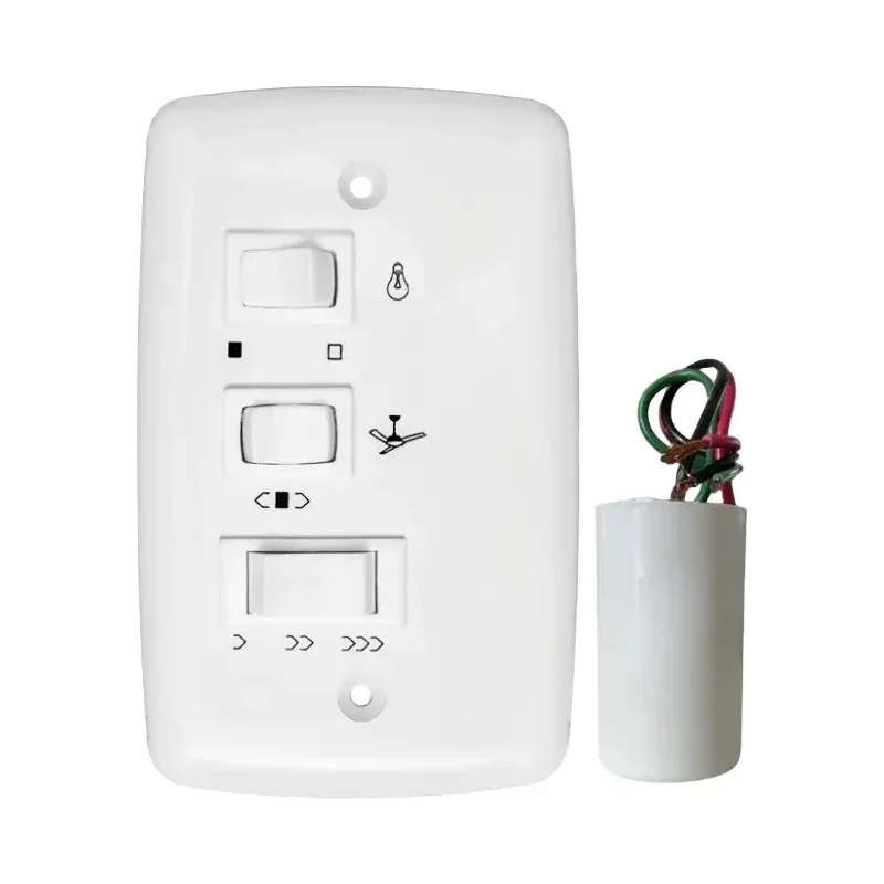 Chave Cap. 3V 127V 3+7UF x 250 2 Lampa