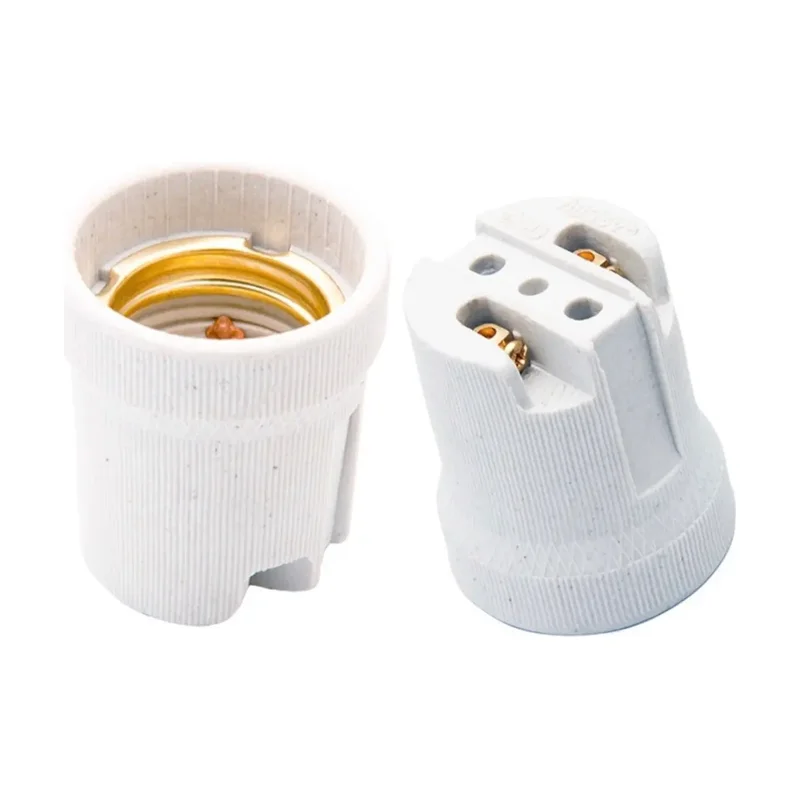 Soquete Porcelana E-27 com Alca
