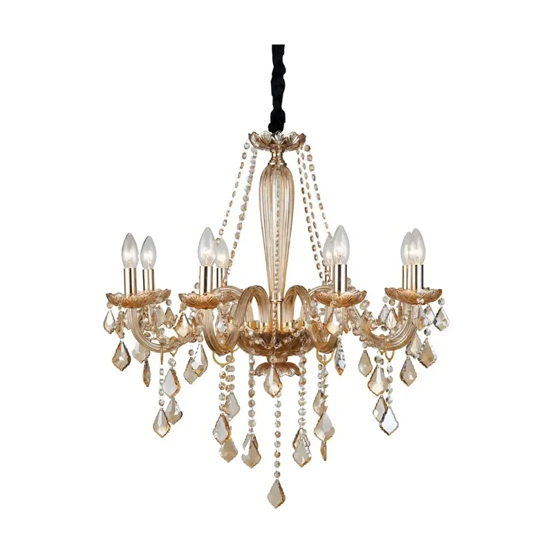 Lustre 8 Lâmpadas JL 7007/12 Clear