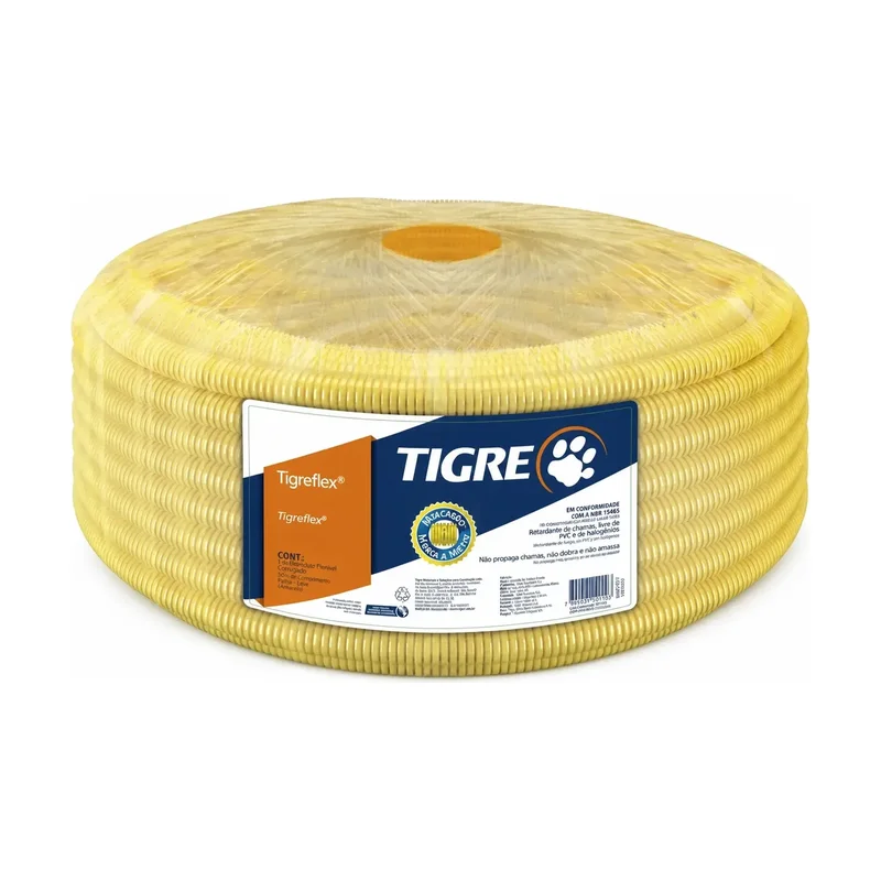 Corrugado Tigre Amarelo 20 mm 1/2