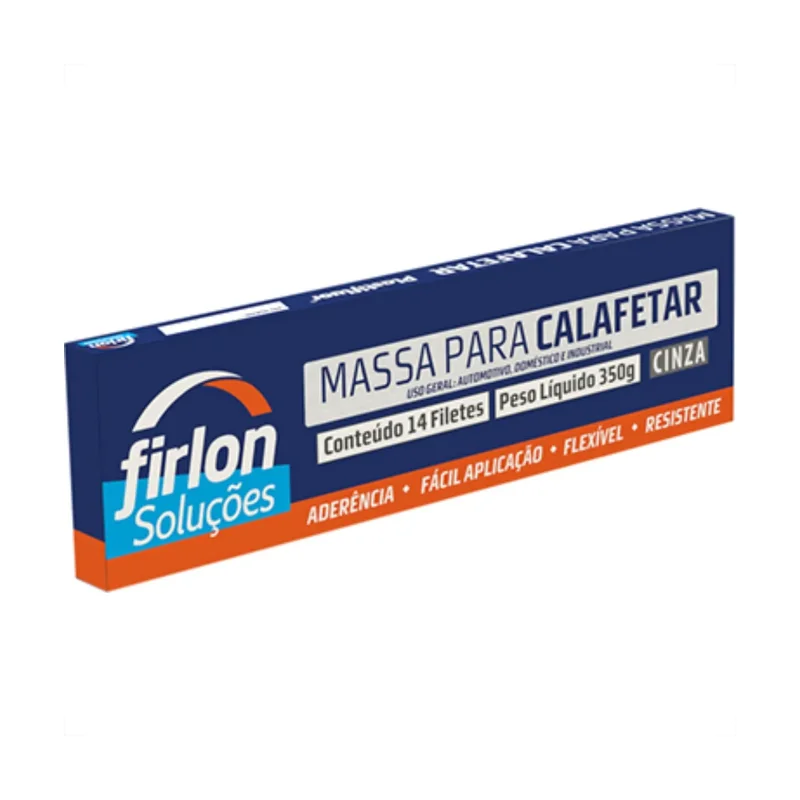 Massa Calafetar Cinza 350G Unidade Firlon