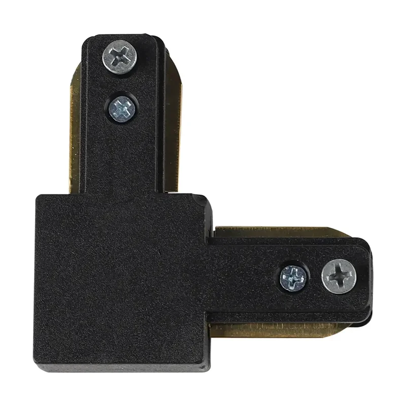 Conector "L" para Trilhos Slim - Preto - (30031101)
