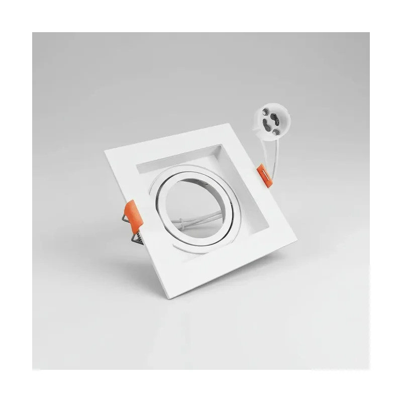 Spot Embutir QD OPL Recuado GU10 Branco