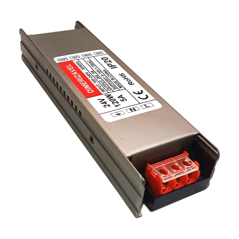 Fonte 120W 24V/5A Bivolt para Fita de LED - (40200700) - Base Icms St: 0,00 - Valor Icms St: 0,00