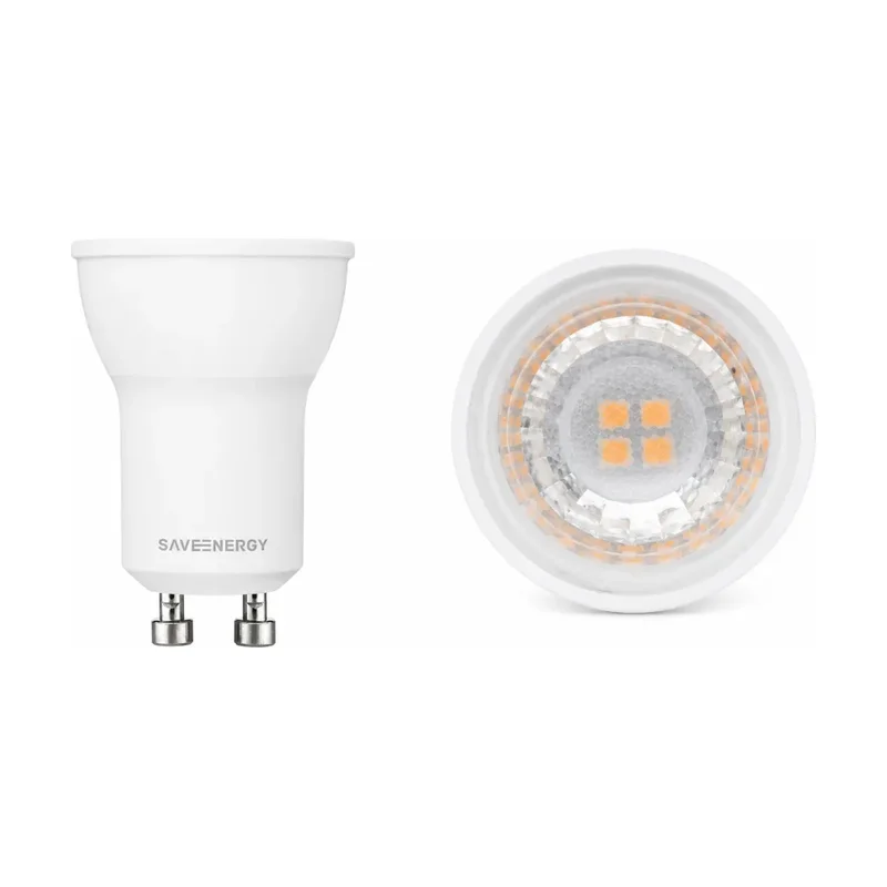 Lâmpada GU10 Mini Dicróica LED Saveenergy 4W 4000K