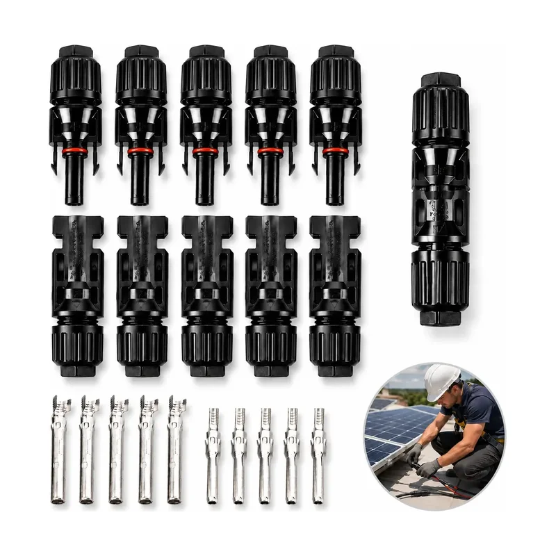 Conector Solar MC4 Macho/femea