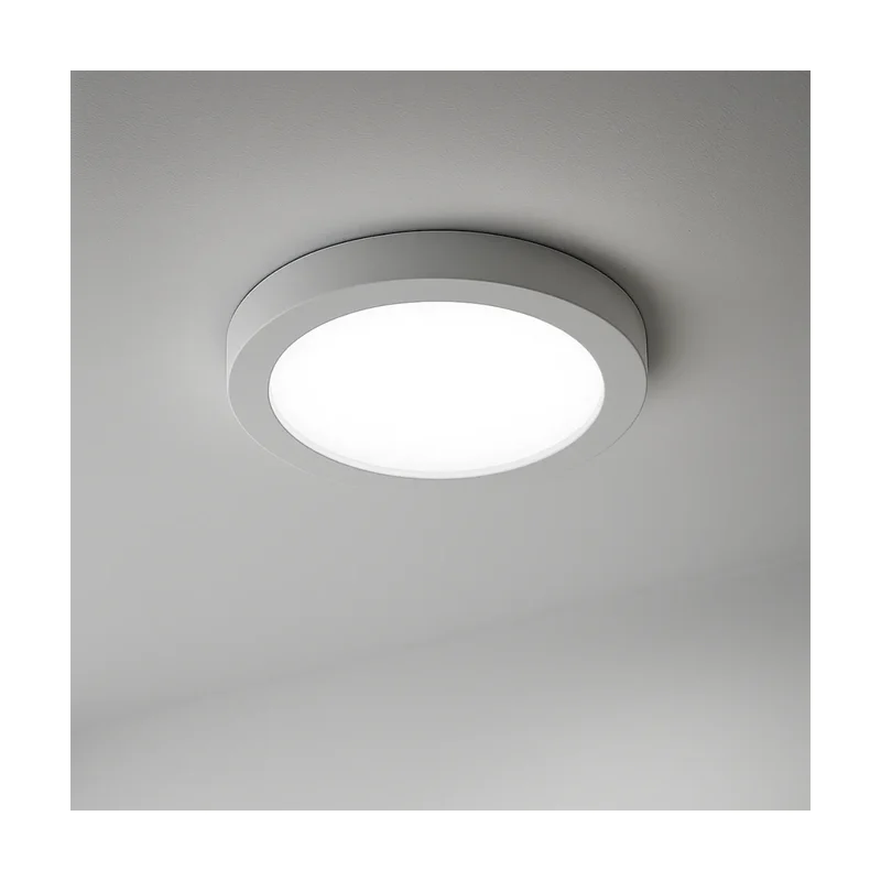 Painel LED 12W LUX Redondo Sobrepor Branco 6500K-7897079081282