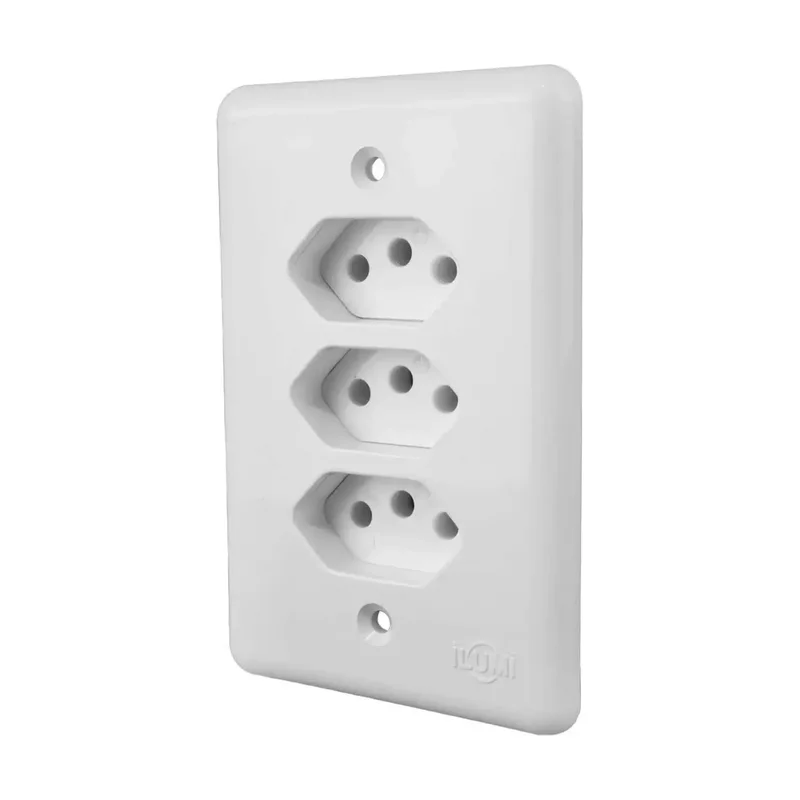 Conjunto 3 Tomadas 20A 250V~ Monobloco I9