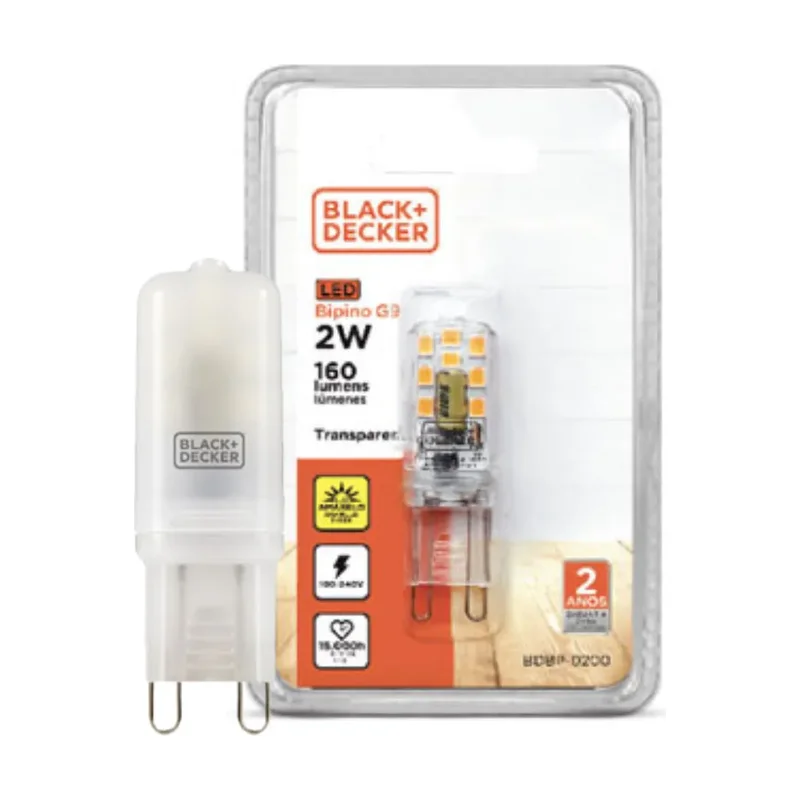 Lâmpada LED Bipino G9 Fosca 2W 2400K 100-240V BDBP-0200-02 -