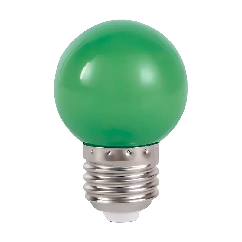 Lâmpada Bolinha 1,5W G45 Verde Galaxy 220V