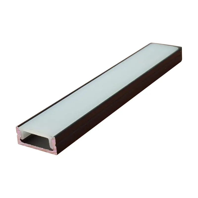 Perfil para Fita LED Sobr 3M 15x06 Preto Overlap Deletro