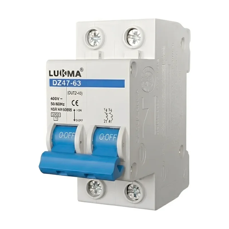 Disjuntor DIN Lukma Bipolar 6A