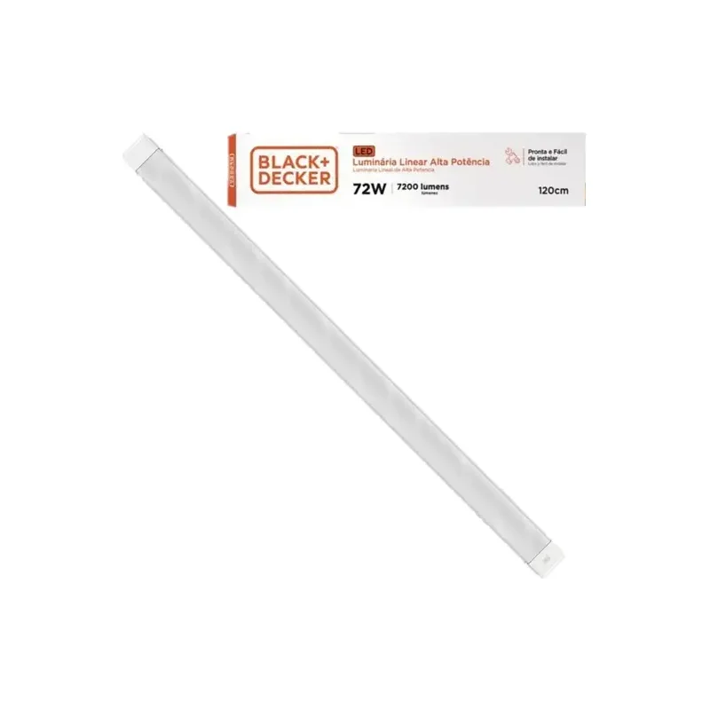 Luminária LED Linear 72W 120CM 6500K 100-240 BDLL-7200-01 -