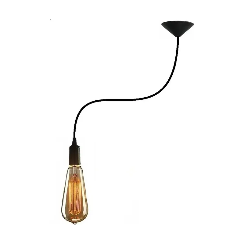 Pendente Click Injet Acrilico Preto