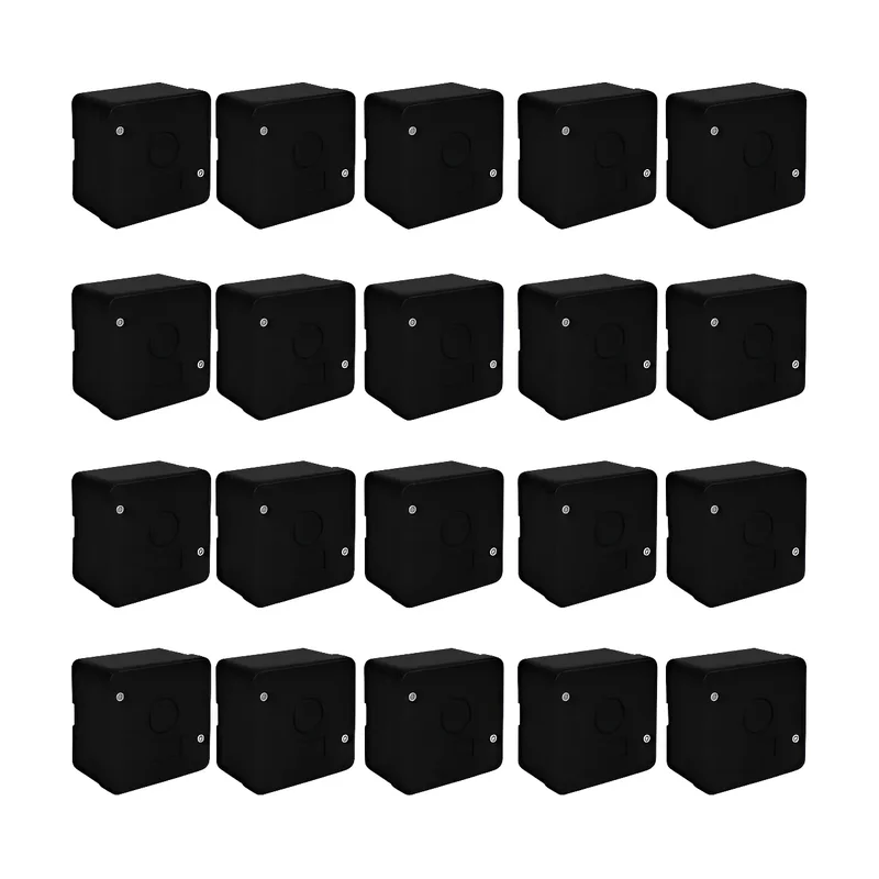 2576 Caixa Organizadora para Cftv Micro 8,7x8,7 Preta PP Premium - Stilus UN 1
