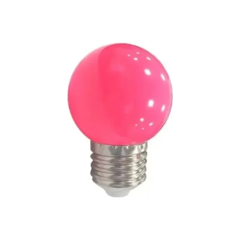 Lâmpada Super LED Galaxy Bolinha 3W Rosa