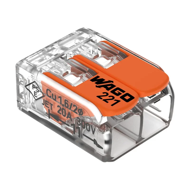 Conector Wago 2P 4 mm 32A 110V/220V