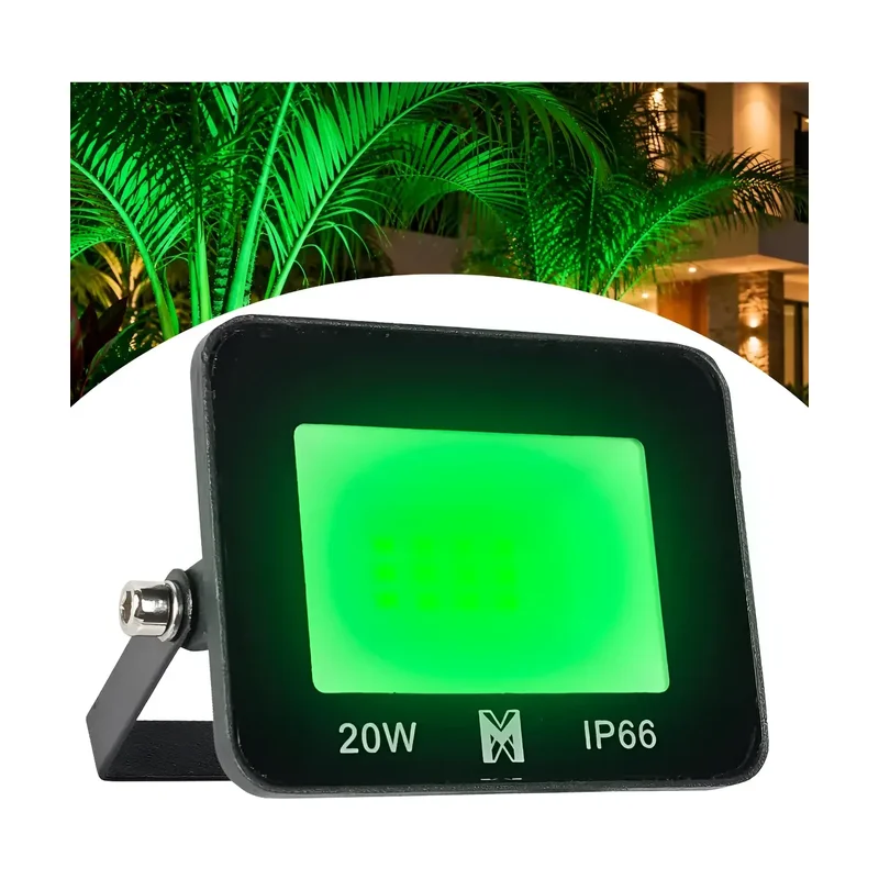 Refletor LED Start 20W Verde 1600L