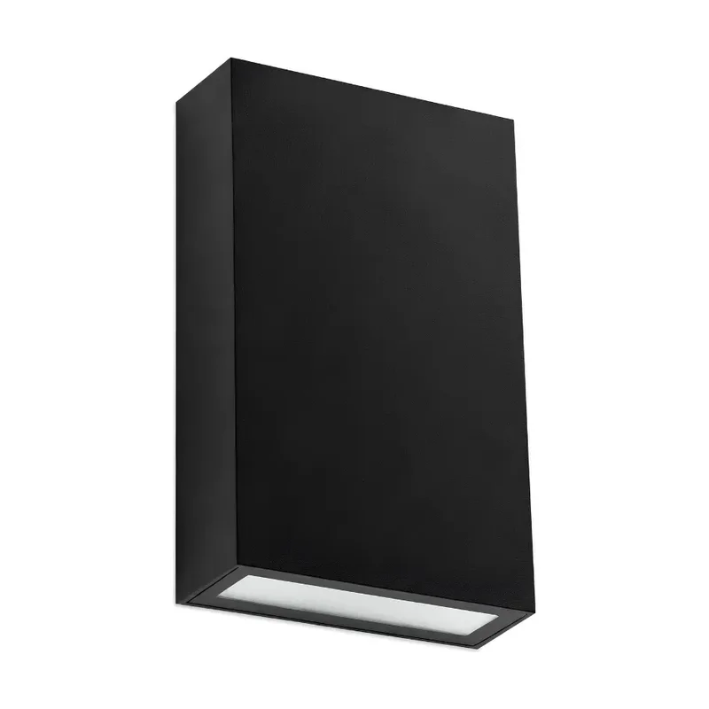 Arandela Vetra Luxor Cristal 6W Black Embuled