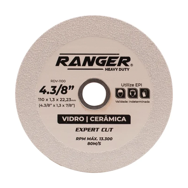 Disco Diamant para Vidro Ranger 110x22 mm