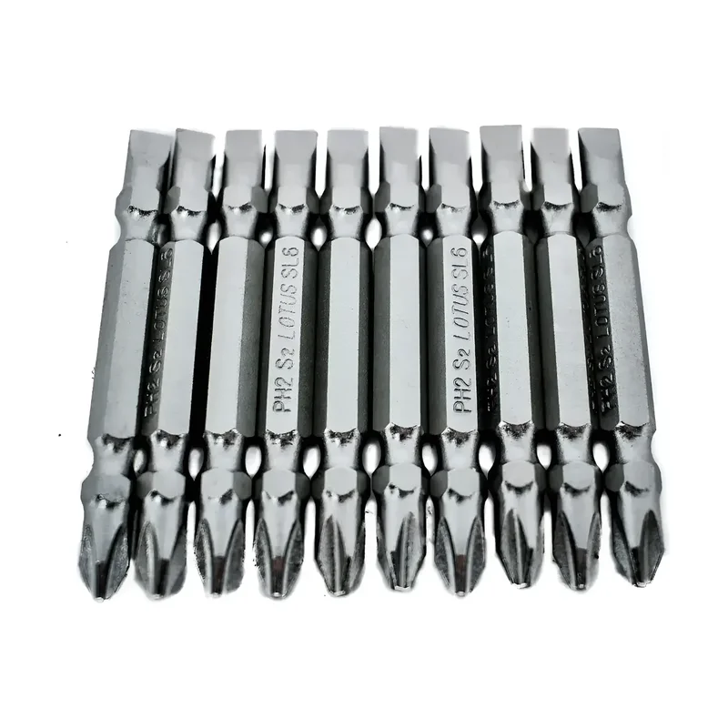 Jogo de Bits Ponteira Fenda 65 mm 10 PCS Curta F-143 A-23