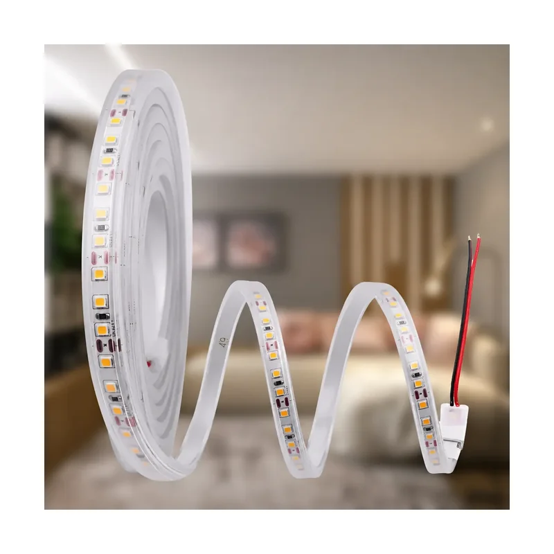 Fita LED Direta 2835 7W/M IP65 PVC 9,5 mm 127V 4.100K