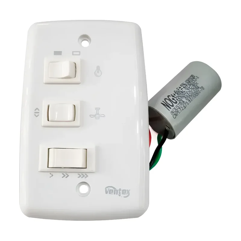 Chave para Vent. 3 Veloc. 3 Lâmpada 127V/220V
