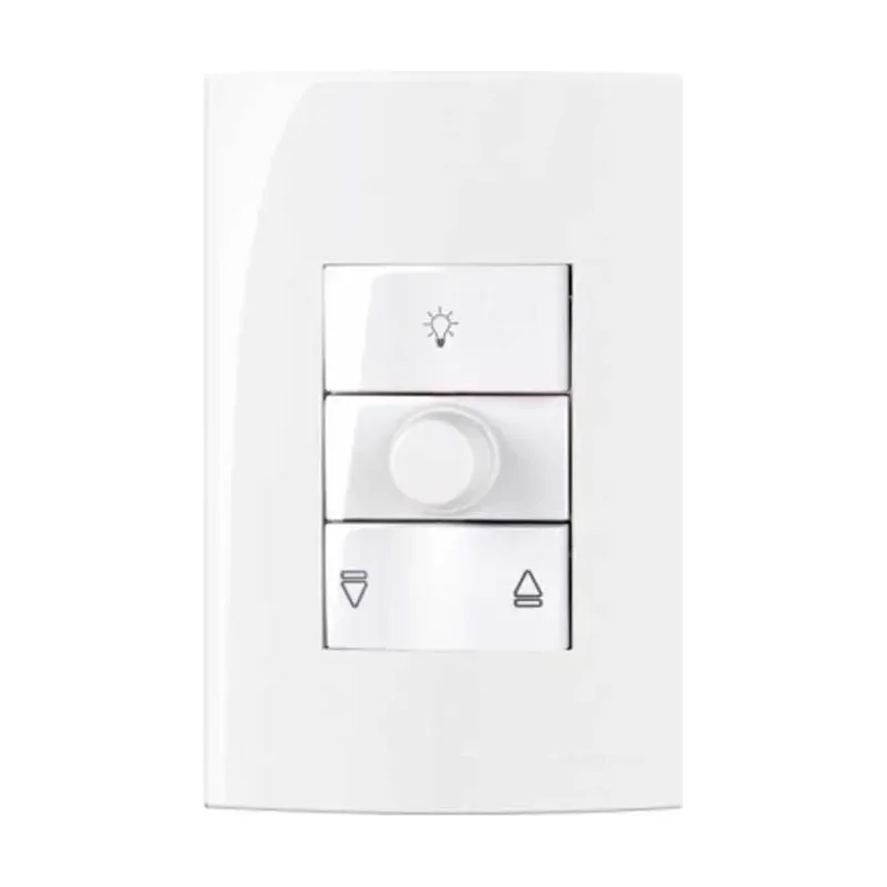 Conjunto Controle de Ventilador 220V Branco Sleek Margirius (15803)