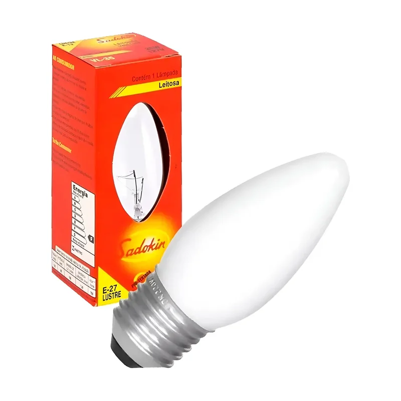 Lâmpada Vela E-27 40W