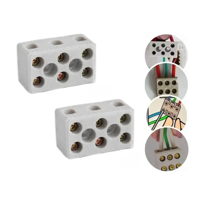 Borner Porcelana Tripolar 10 mm