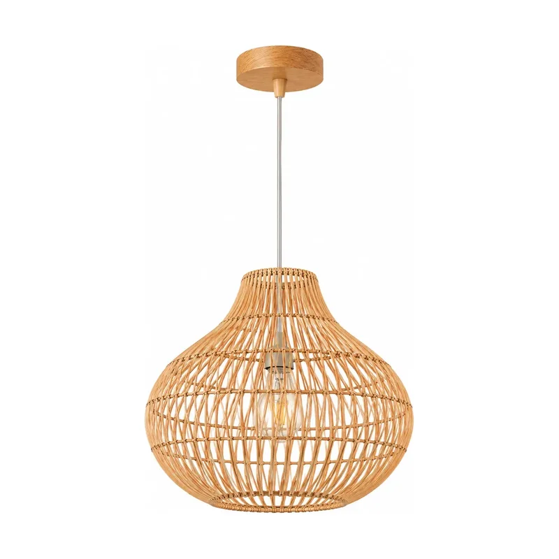 Pendente Bora Bora 246 1XE27 35CM Fibra Bambu